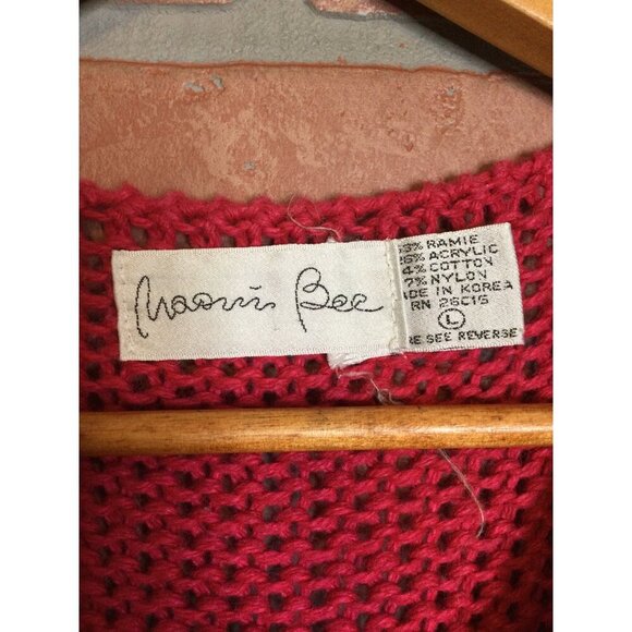 Vintage Naomi Bee Women's Geometric Knit Vest Sweater Multicolor Size Large - Picture 4 of 5